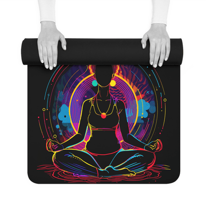 Afro Glow Yoga Mat - The Trini Gee