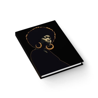 Afro Golden Journal - Afrocentric Art by The Trini Gee