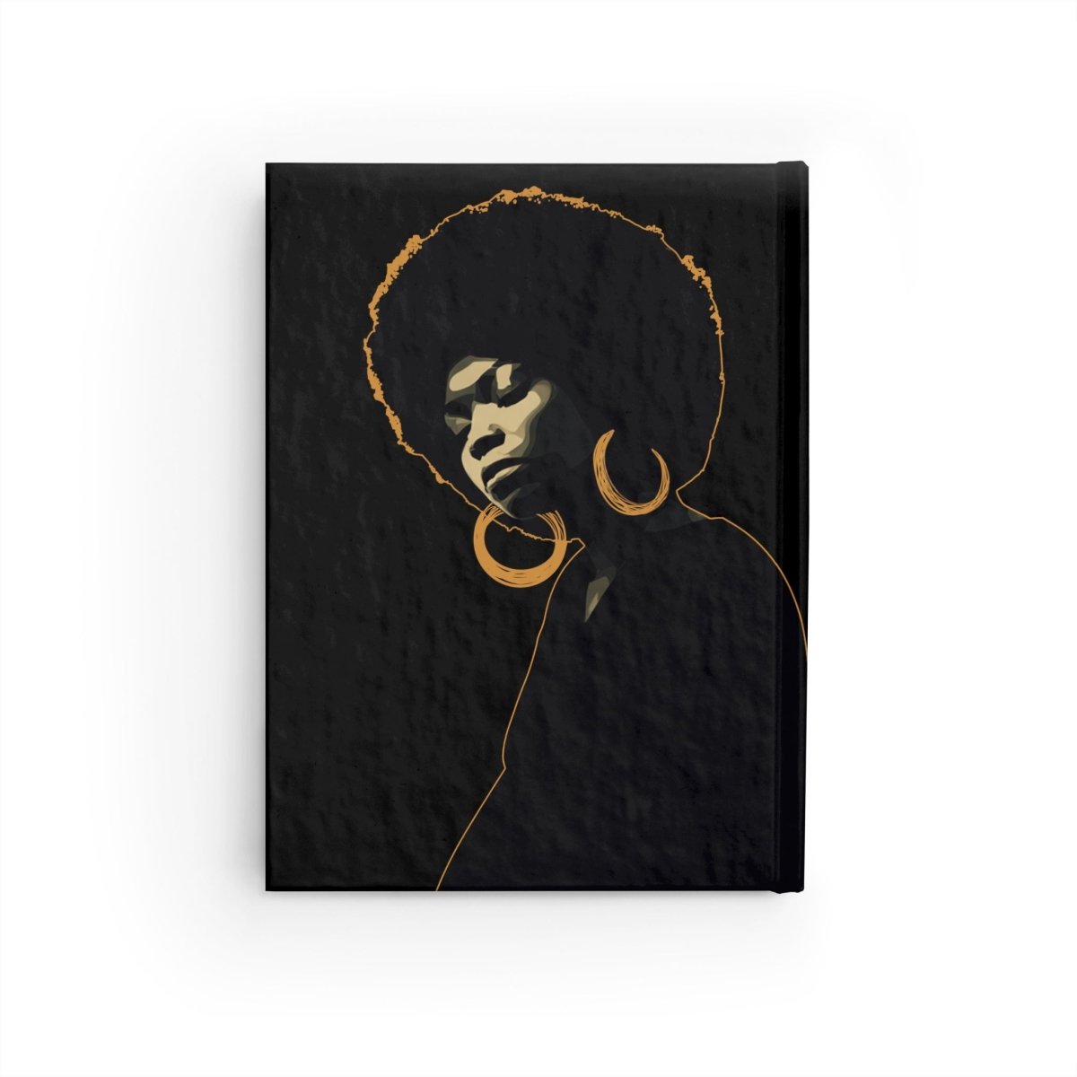 Afro Golden Journal - Afrocentric Art by The Trini Gee