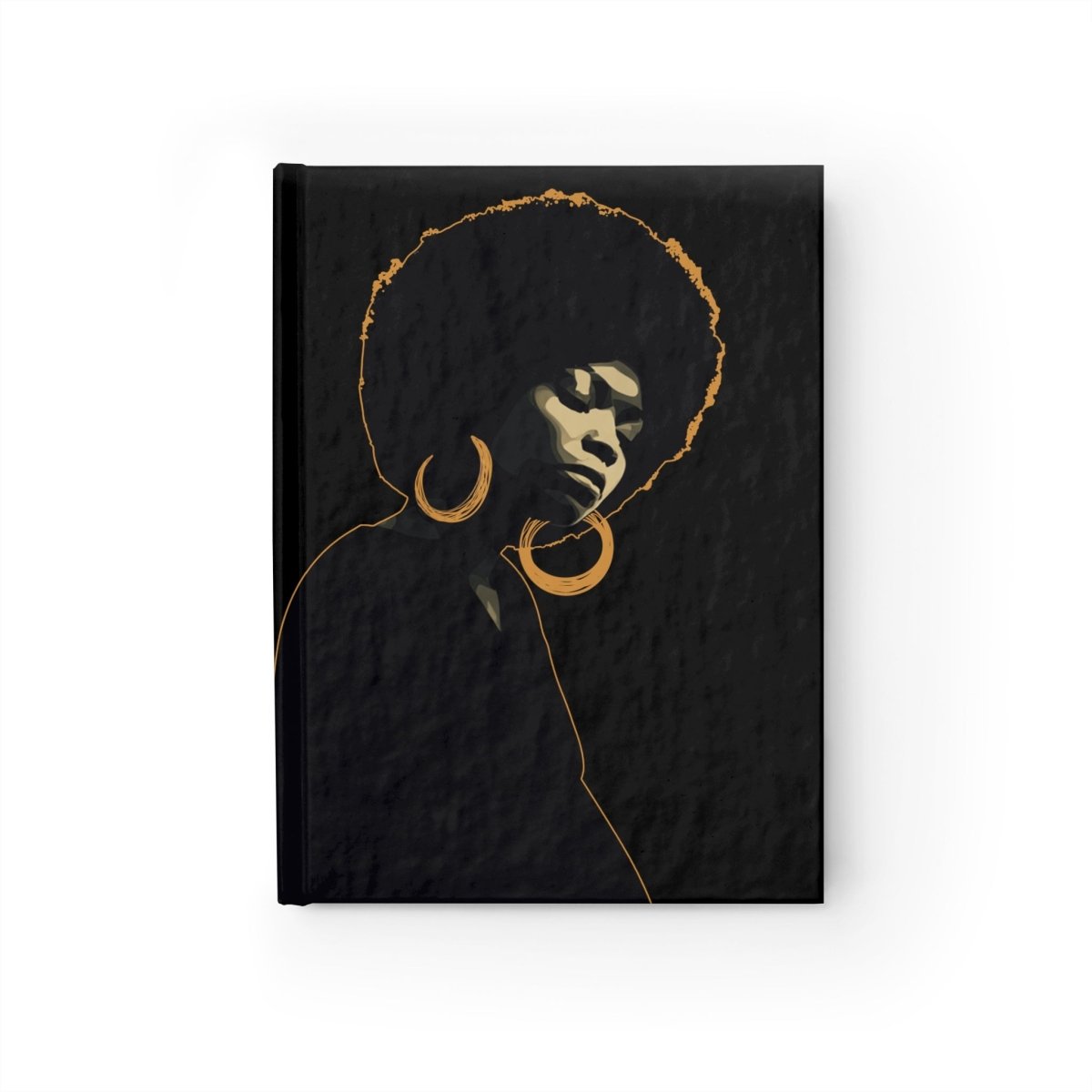 Afro Golden Journal - Afrocentric Art by The Trini Gee