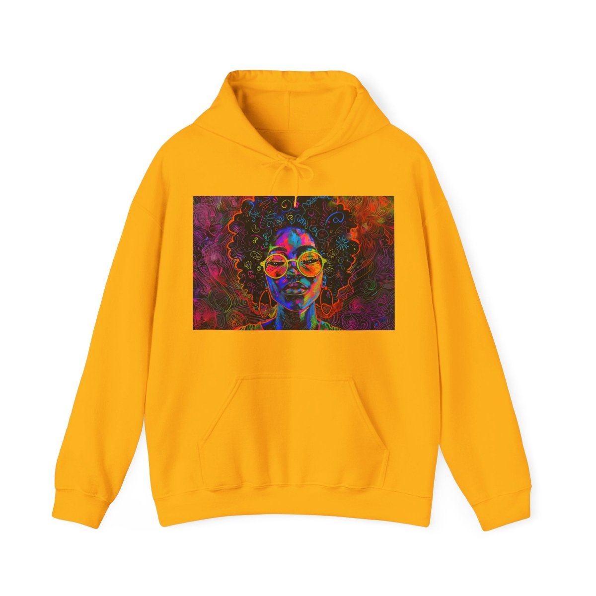 Afro Graffiti Hoodie - The Trini Gee