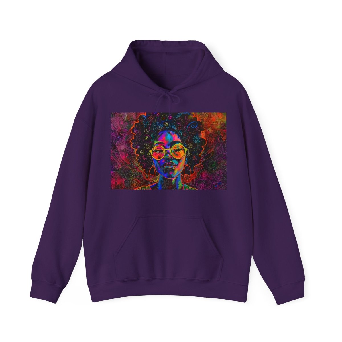Afro Graffiti Hoodie - The Trini Gee