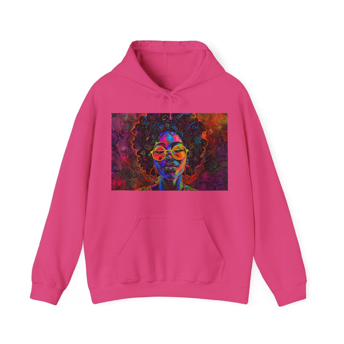 Afro Graffiti Hoodie - The Trini Gee