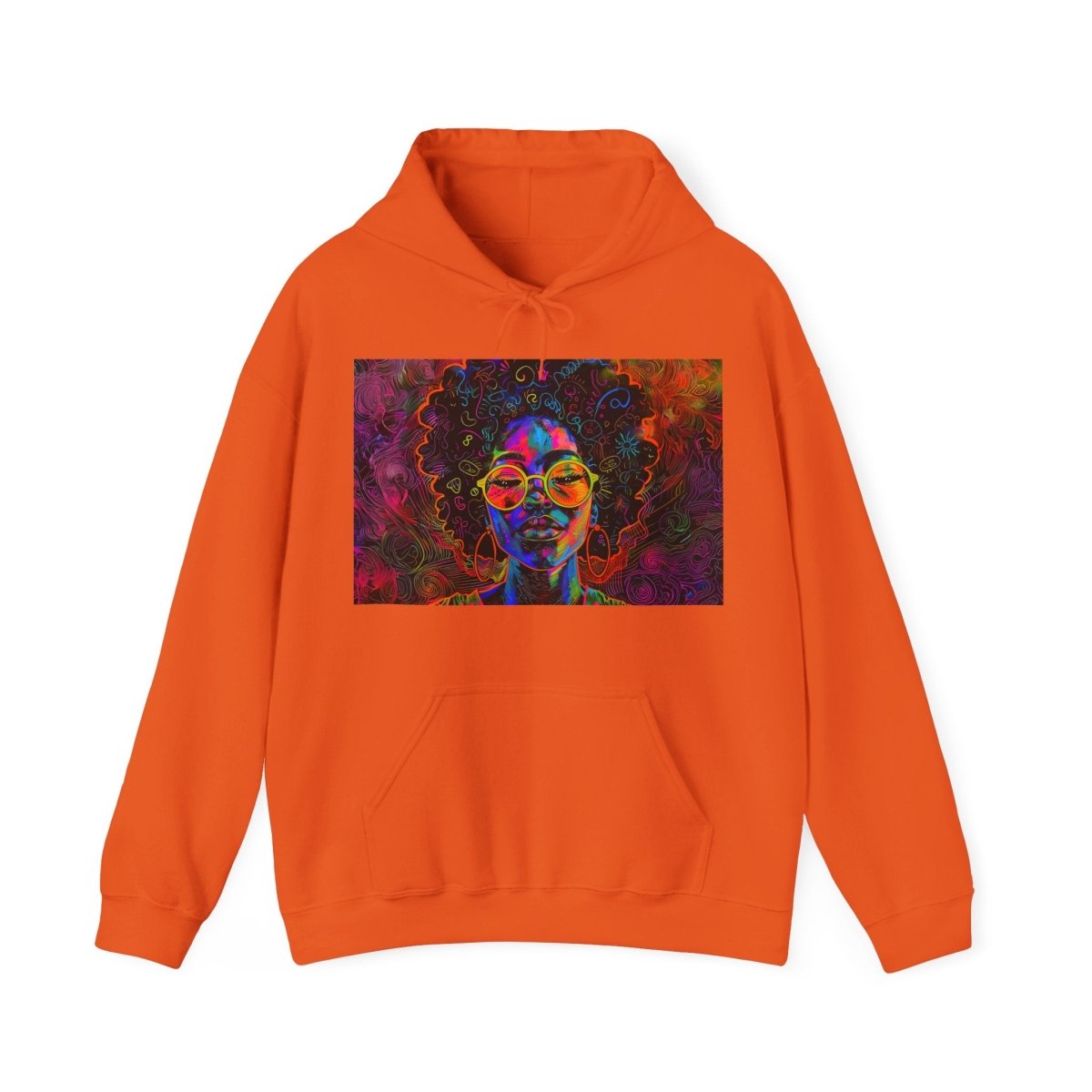 Afro Graffiti Hoodie - The Trini Gee