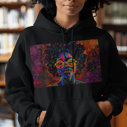 Afro Graffiti Hoodie - The Trini Gee