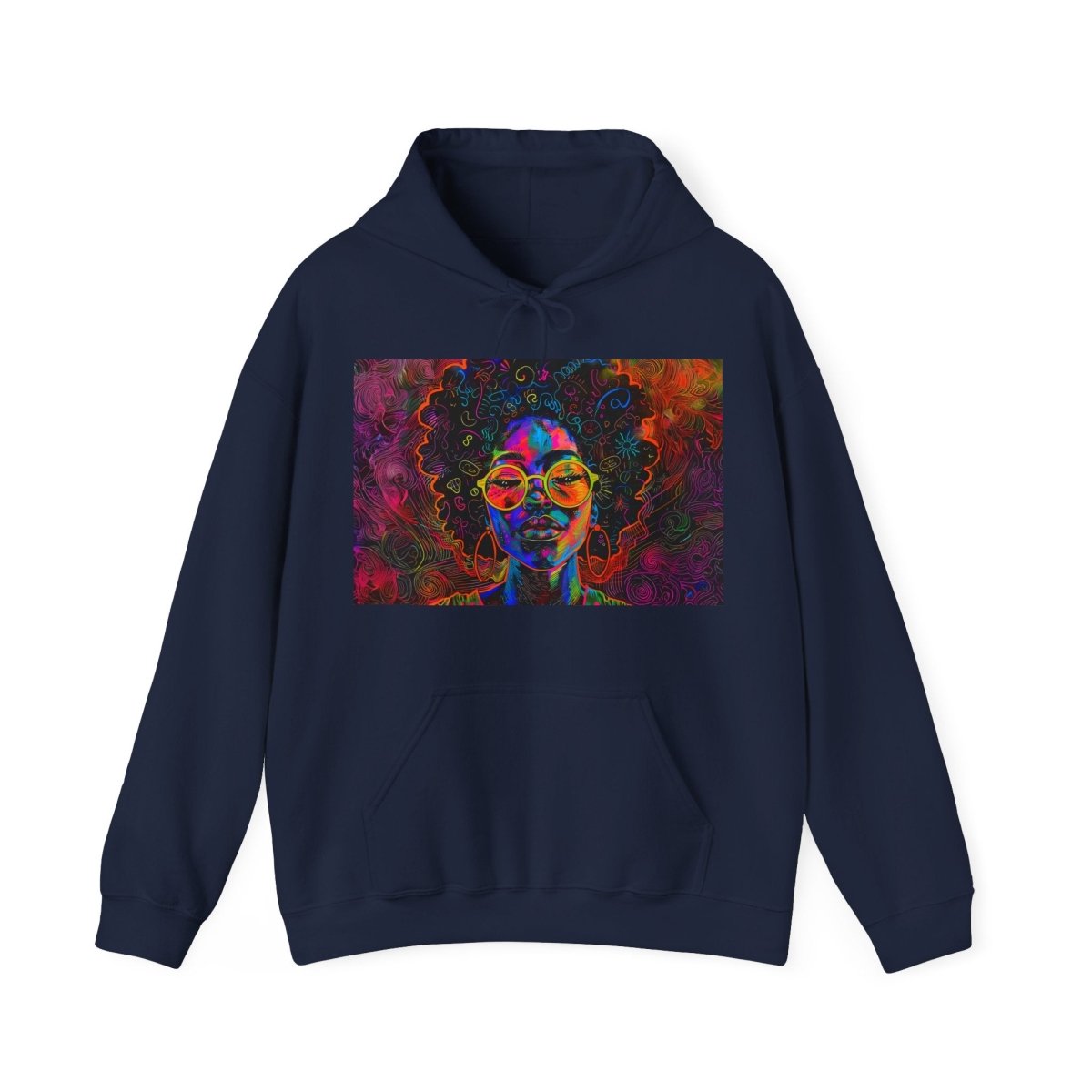 Afro Graffiti Hoodie - The Trini Gee