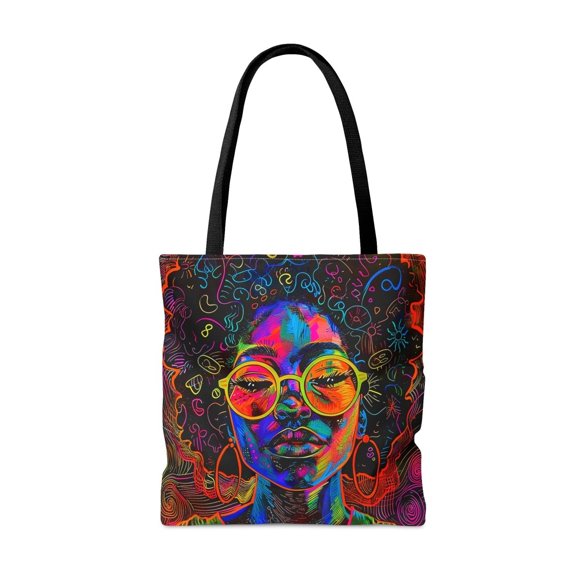 Afro Graffiti Tote Bag - The Trini Gee