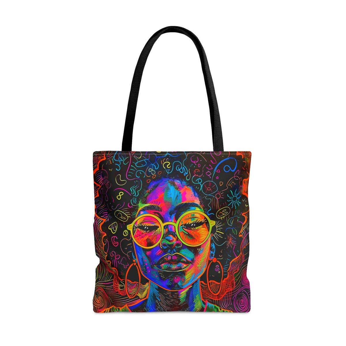 Afro Graffiti Tote Bag - The Trini Gee