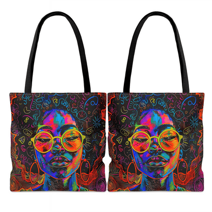 Afro Graffiti Tote Bag - The Trini Gee