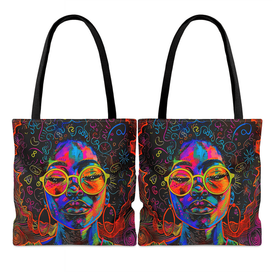 Afro Graffiti Tote Bag - The Trini Gee