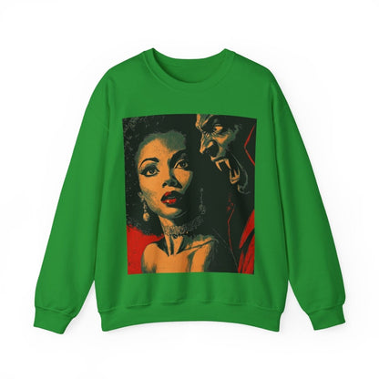 Afro Horror Sweatshirt - Afrocentric Art by The Trini Gee