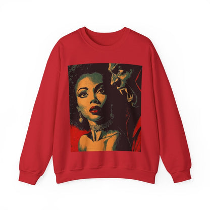 Afro Horror Sweatshirt - Afrocentric Art by The Trini Gee