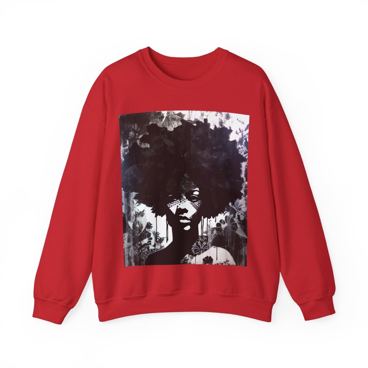 Afro Ink Drip Sweatshirt - The Trini Gee