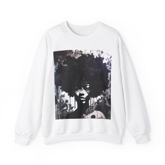 Afro Ink Drip Sweatshirt - The Trini Gee