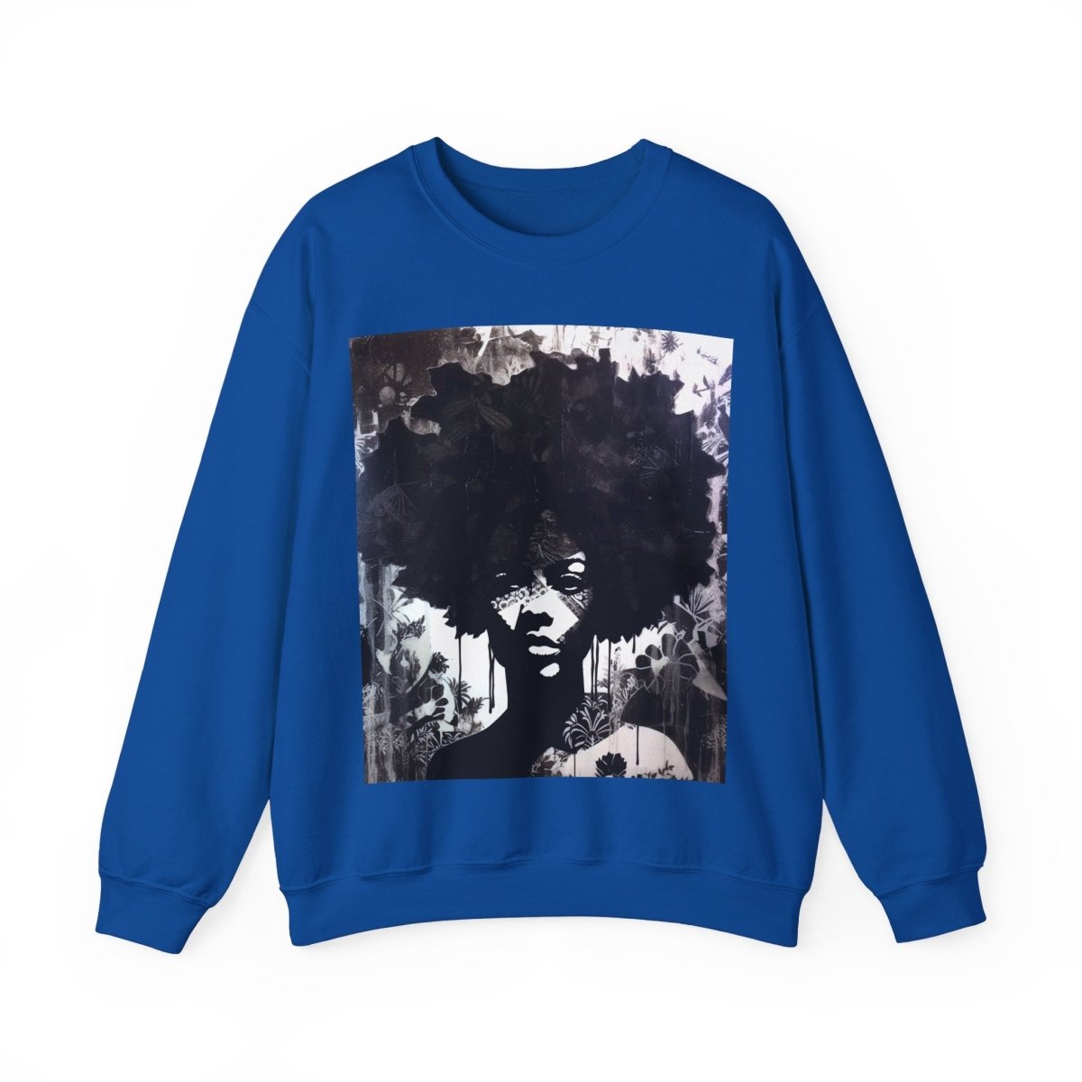 Afro Ink Drip Sweatshirt - The Trini Gee