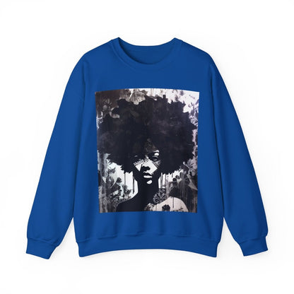 Afro Ink Drip Sweatshirt - The Trini Gee