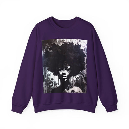 Afro Ink Drip Sweatshirt - The Trini Gee