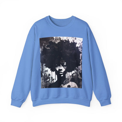Afro Ink Drip Sweatshirt - The Trini Gee