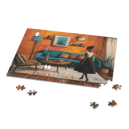 Afro Interior Design Puzzle - Afrocentric Art by The Trini Gee
