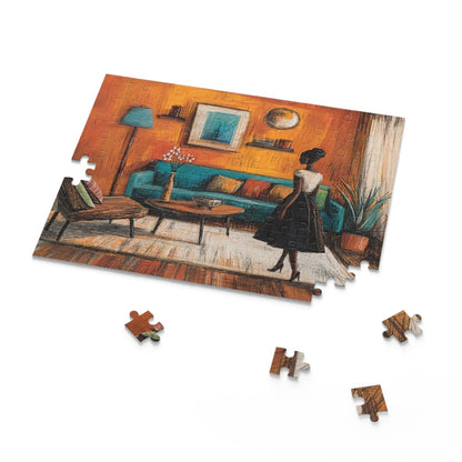 Afro Interior Design Puzzle - Afrocentric Art by The Trini Gee