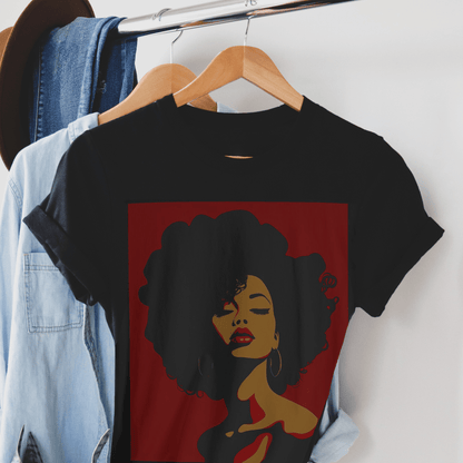 Afro Lady Shirt - The Trini Gee