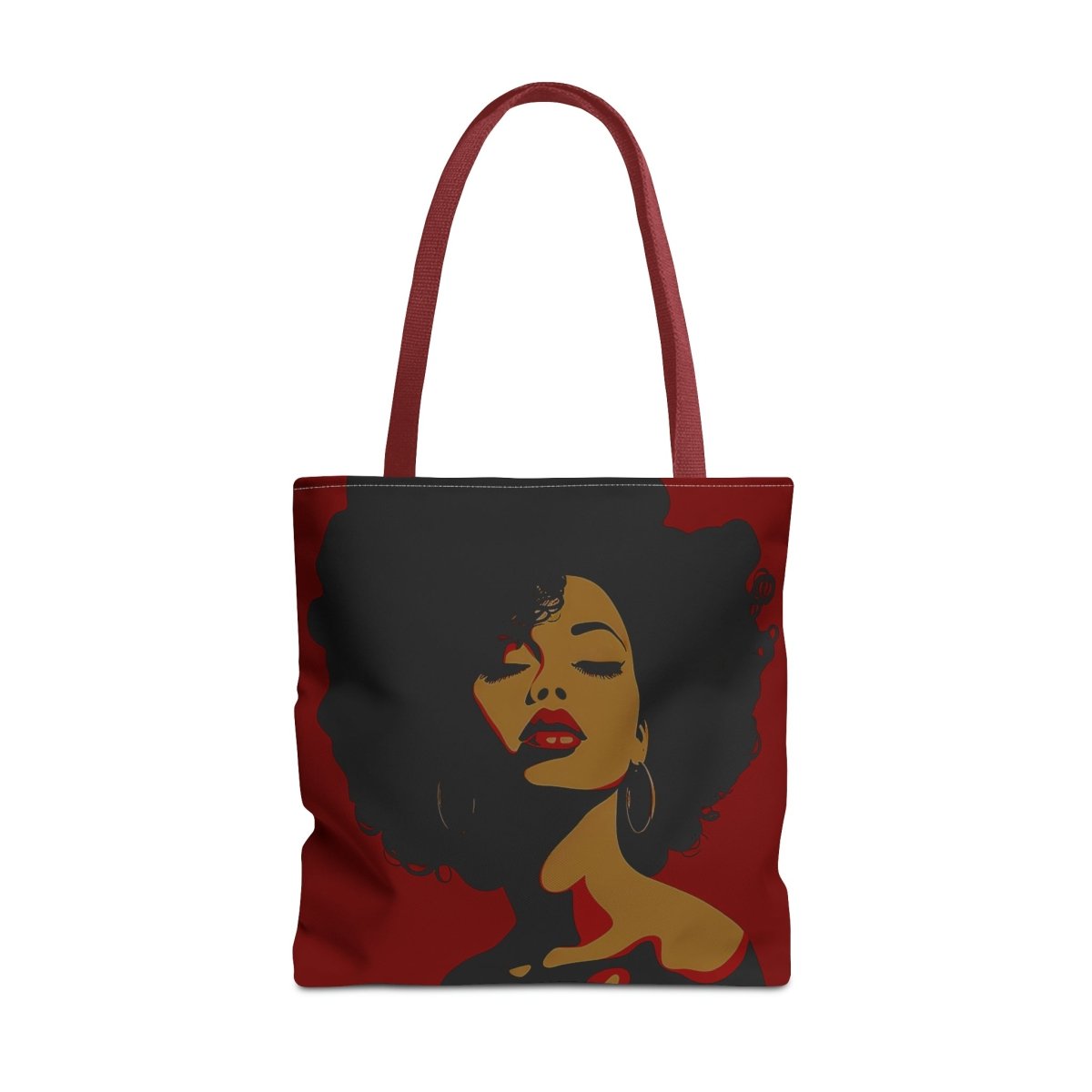 Afro Lady Tote Bag - Afrocentric Art by The Trini Gee