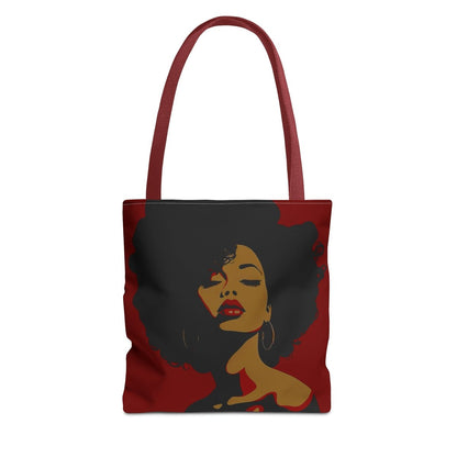 Afro Lady Tote Bag - Afrocentric Art by The Trini Gee