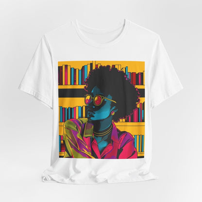 Afro Library Shirt - Afrocentric Art by The Trini Gee