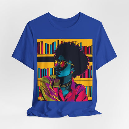 Afro Library Shirt - Afrocentric Art by The Trini Gee