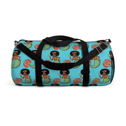 Afro Mermaid Duffel Bag - Afrocentric Art by The Trini Gee