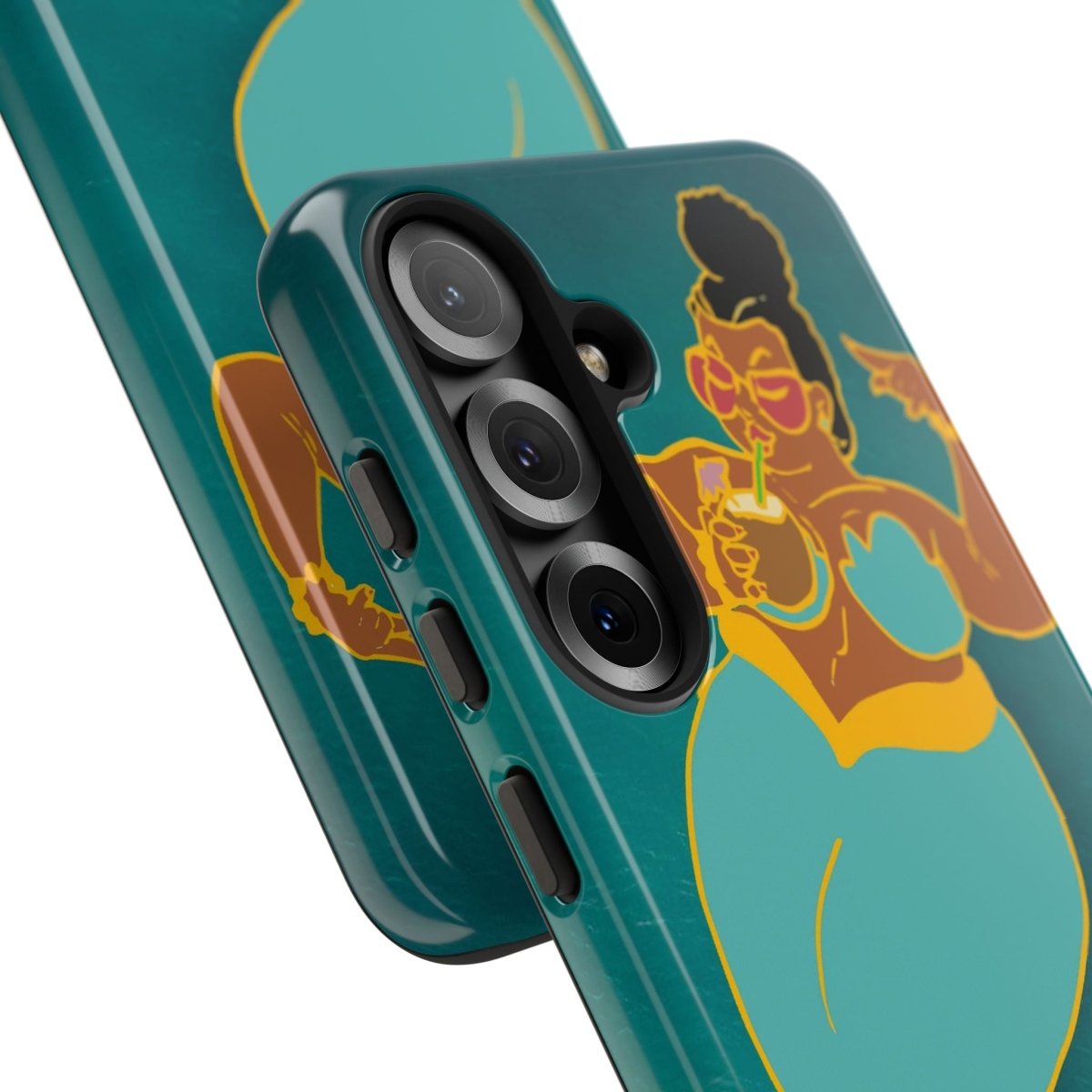 Afro Mermaid Phone Case - Afrocentric Art by The Trini Gee