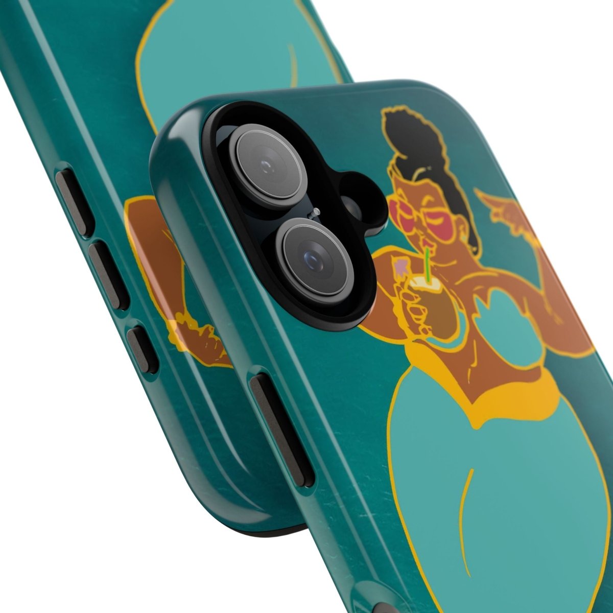 Afro Mermaid Phone Case - Afrocentric Art by The Trini Gee