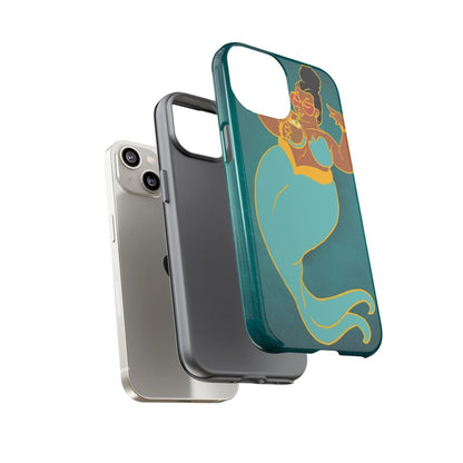 Afro Mermaid Phone Case - Afrocentric Art by The Trini Gee