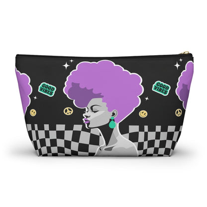 Afro Nostalgic T - bottom Pouch - Afrocentric Art by The Trini Gee