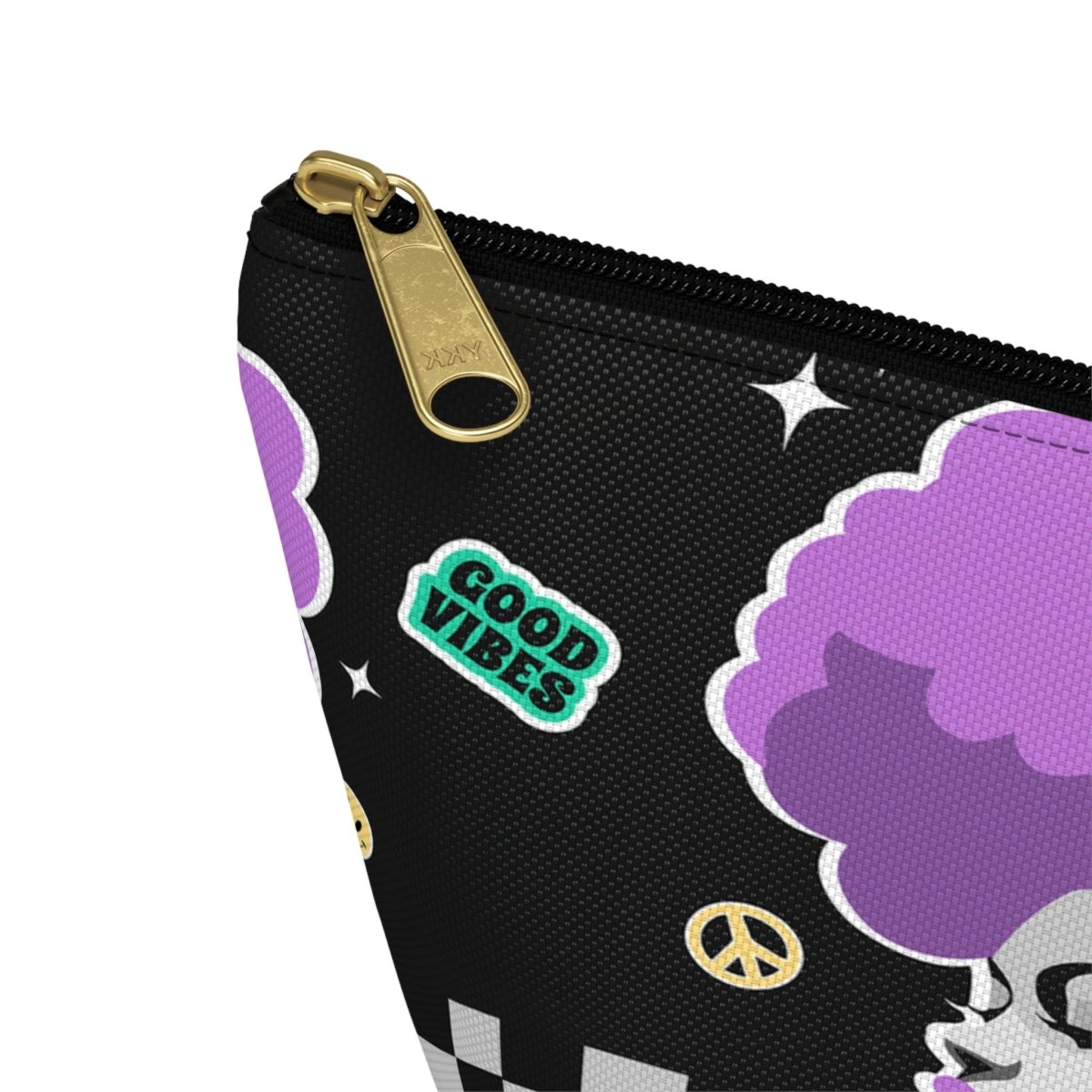 Afro Nostalgic T - bottom Pouch - Afrocentric Art by The Trini Gee