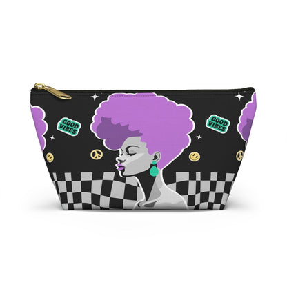 Afro Nostalgic T - bottom Pouch - Afrocentric Art by The Trini Gee