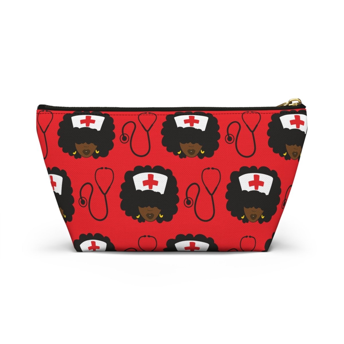 Afro Nurses T - bottom Pouch - Afrocentric Art by The Trini Gee