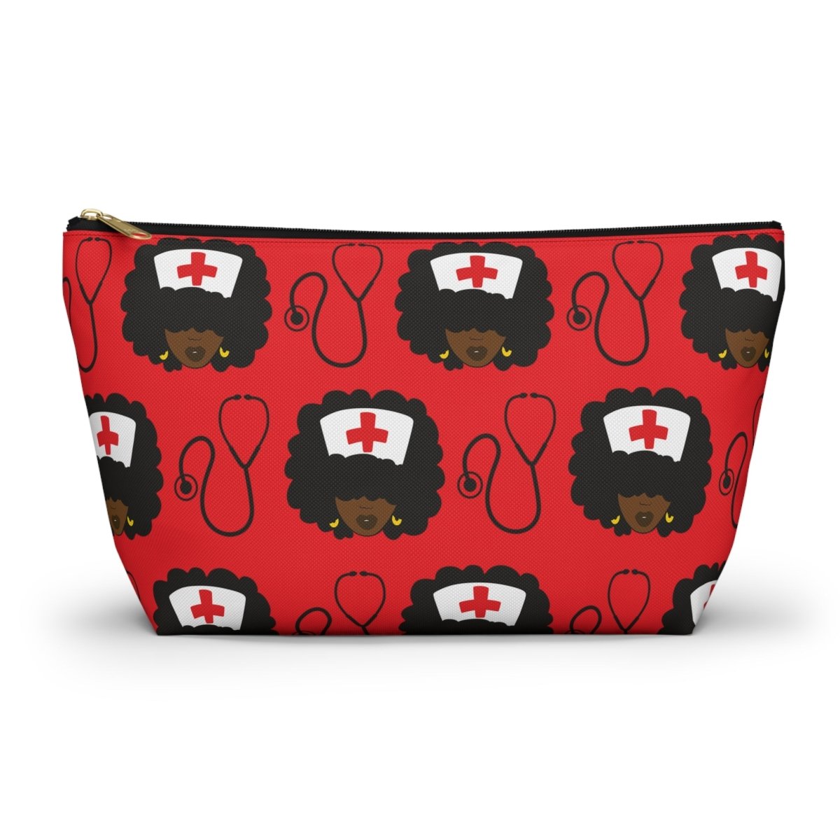 Afro Nurses T - bottom Pouch - Afrocentric Art by The Trini Gee