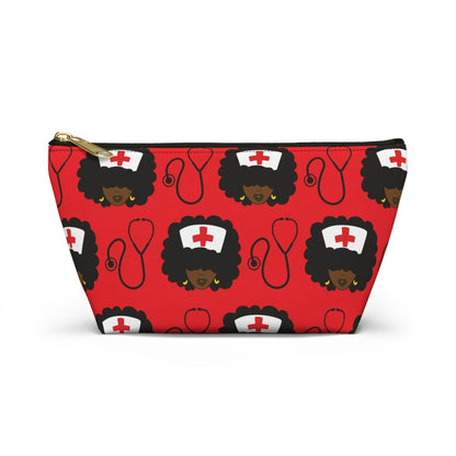 Afro Nurses T - bottom Pouch - Afrocentric Art by The Trini Gee