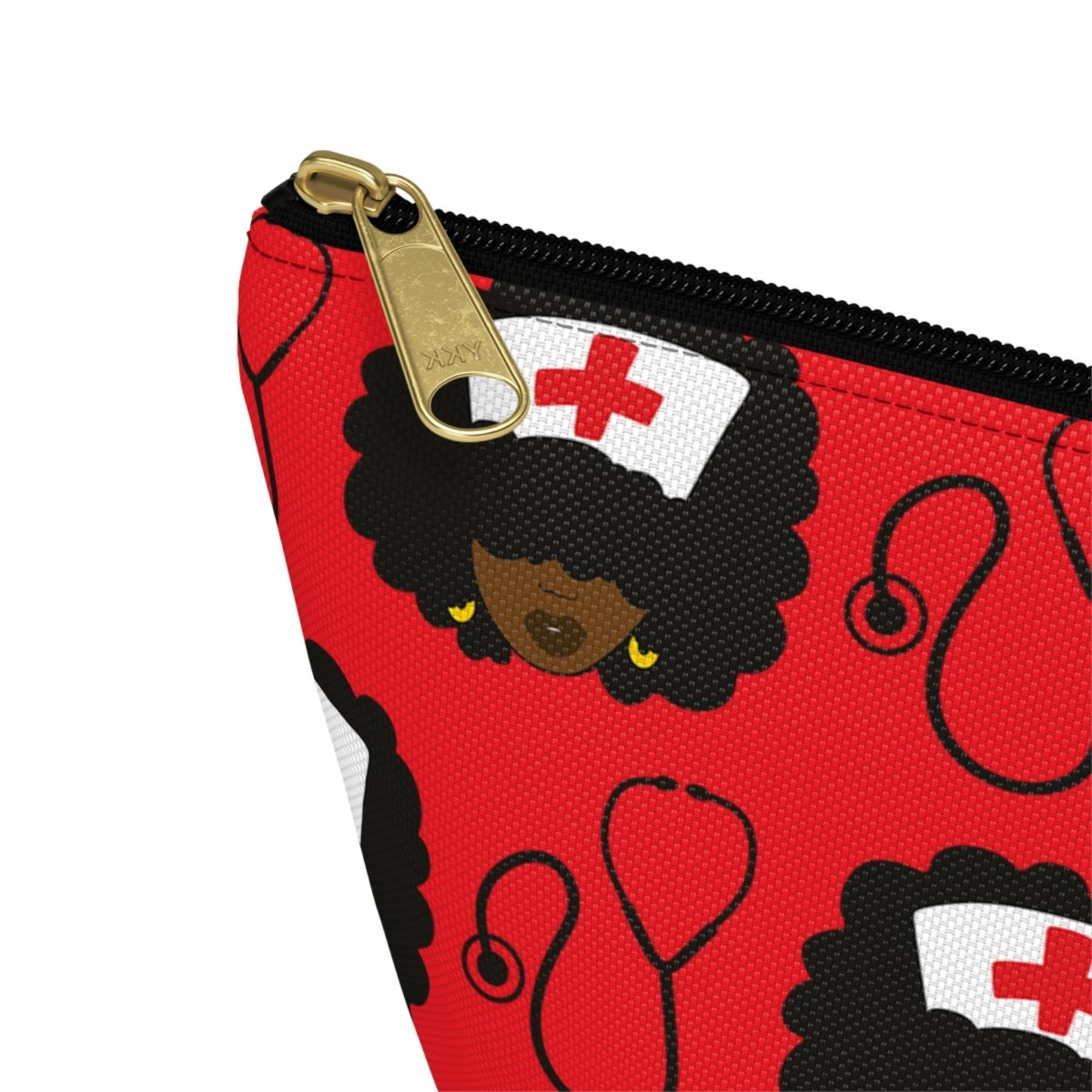 Afro Nurses T - bottom Pouch - Afrocentric Art by The Trini Gee