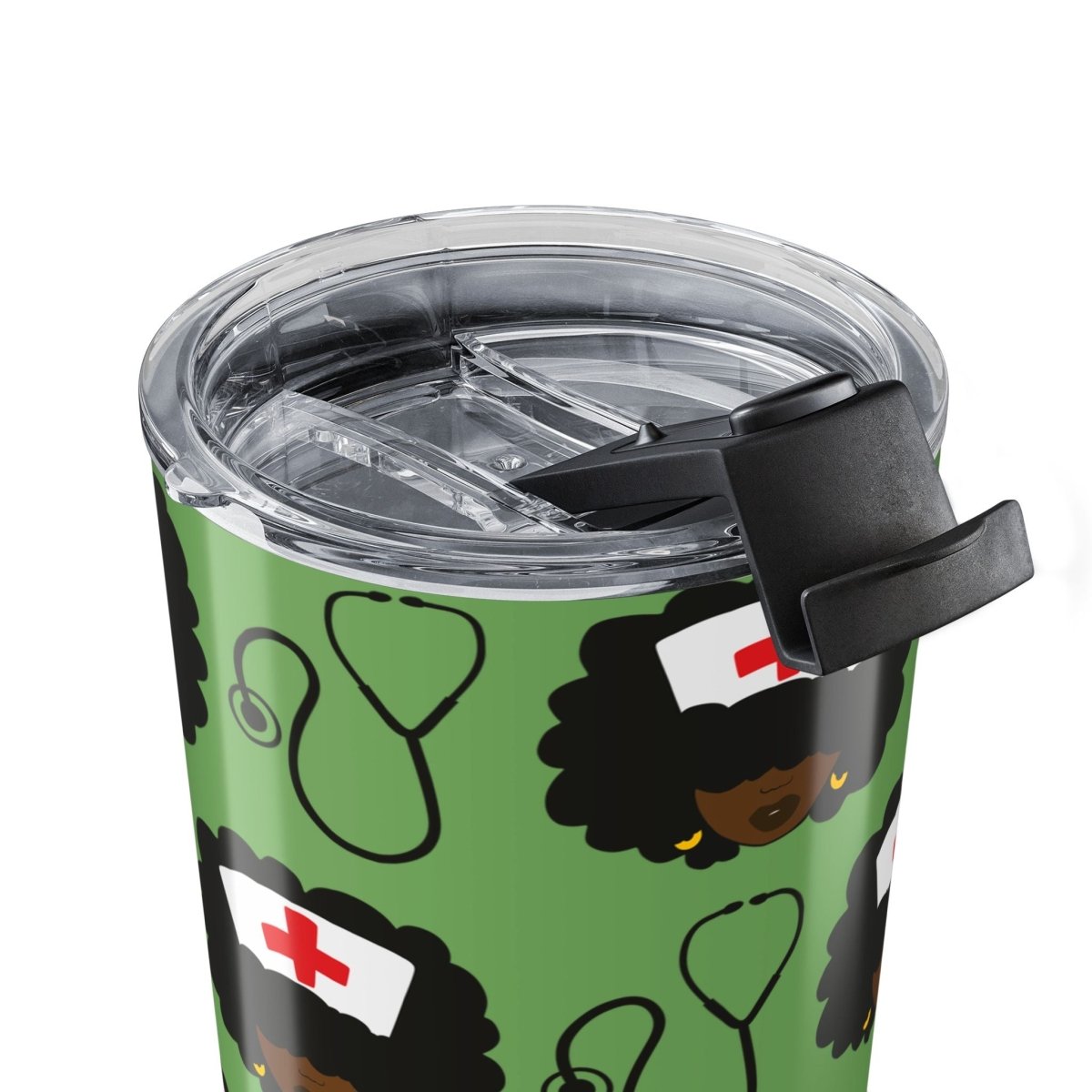 Afro Nurses Tumbler - Afrocentric Art by The Trini Gee