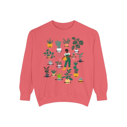 Afro Plant Mom Sweatshirt - Afrocentric Art by The Trini Gee