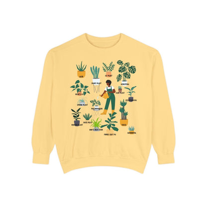 Afro Plant Mom Sweatshirt - Afrocentric Art by The Trini Gee