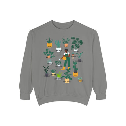 Afro Plant Mom Sweatshirt - Afrocentric Art by The Trini Gee
