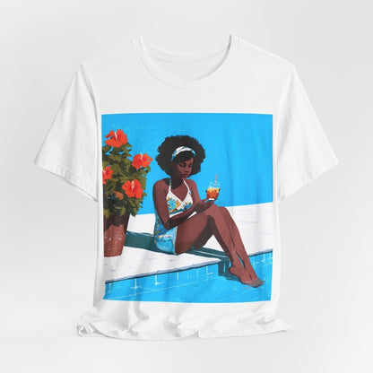 Afro Poolside Shirt - Afrocentric Art by The Trini Gee