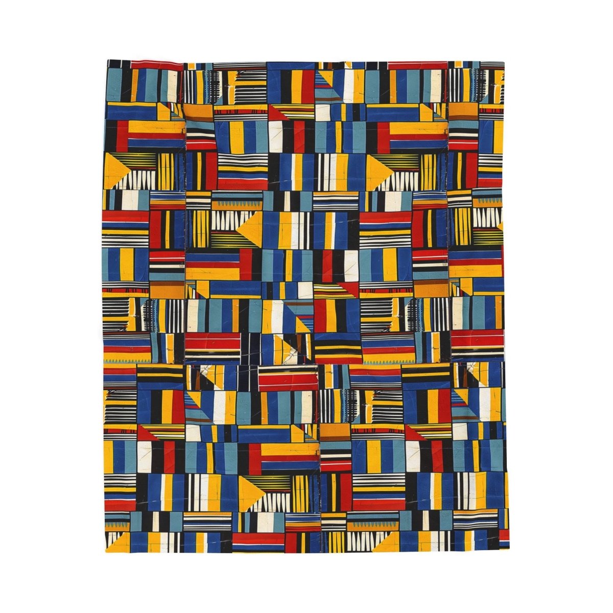 Afro Pop Geometric Blanket - The Trini Gee
