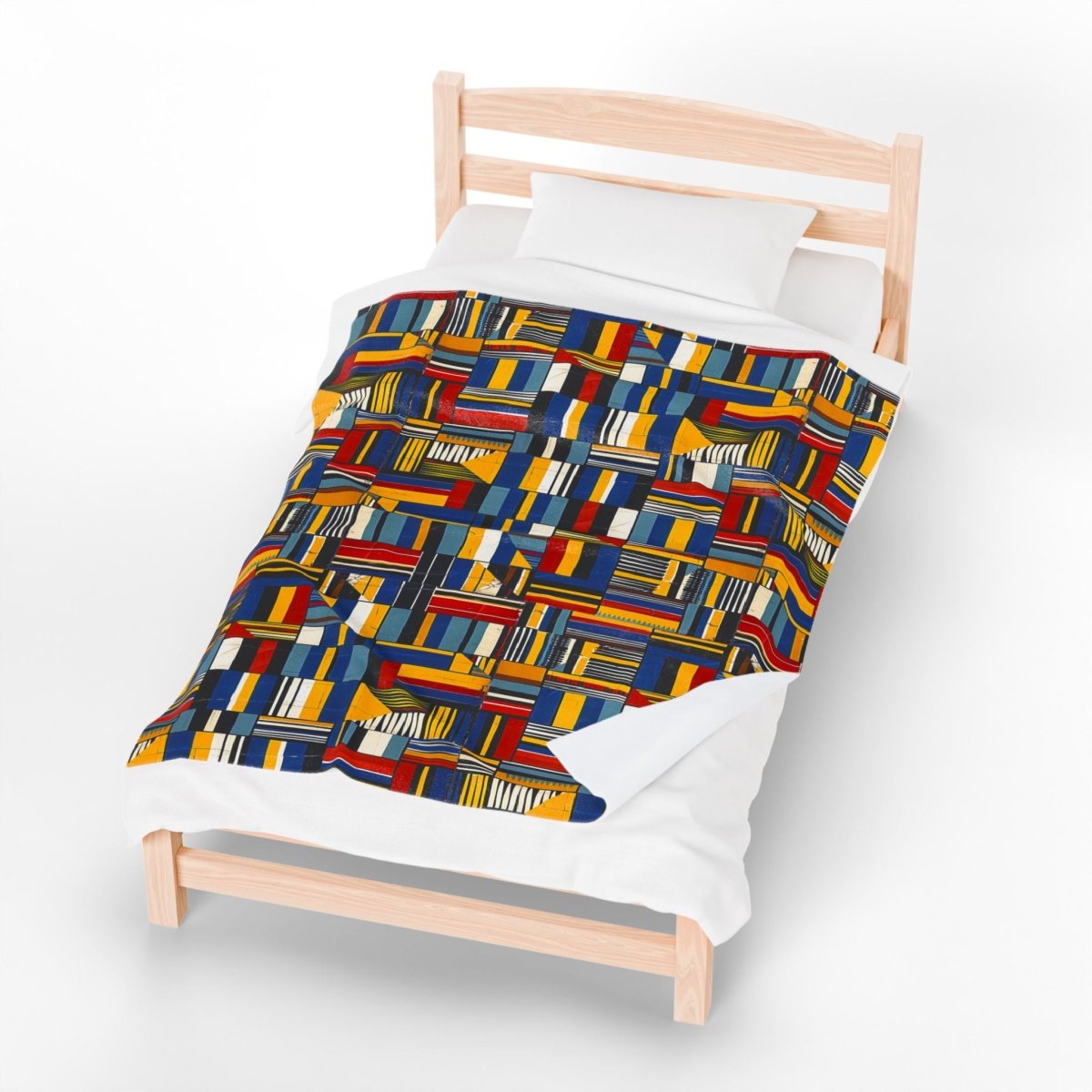 Afro Pop Geometric Blanket - The Trini Gee
