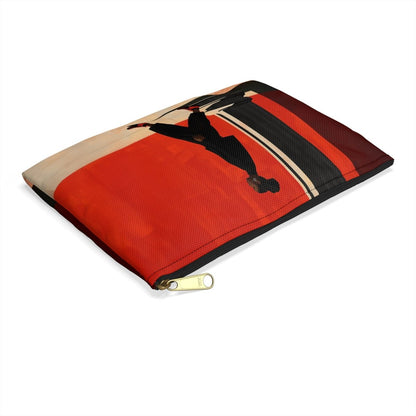 Afro Puff Walk Accessory Pouch - Afrocentric Art by The Trini Gee