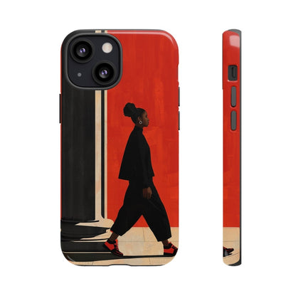 Afro Puff Walk Phone Case - The Trini Gee