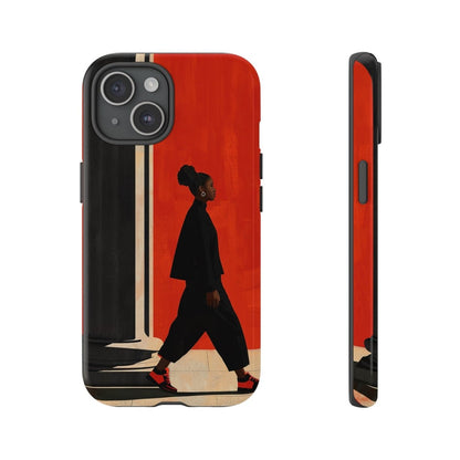Afro Puff Walk Phone Case - The Trini Gee